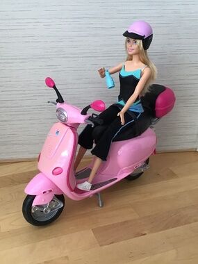 Barbie Doll and Vespa